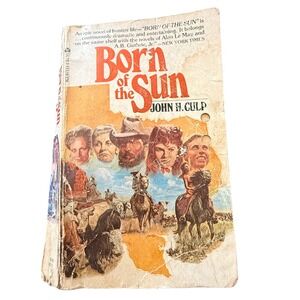 Vintage Ace Born of the Sun John H Culp Western Novel Paperback Texas Fiction